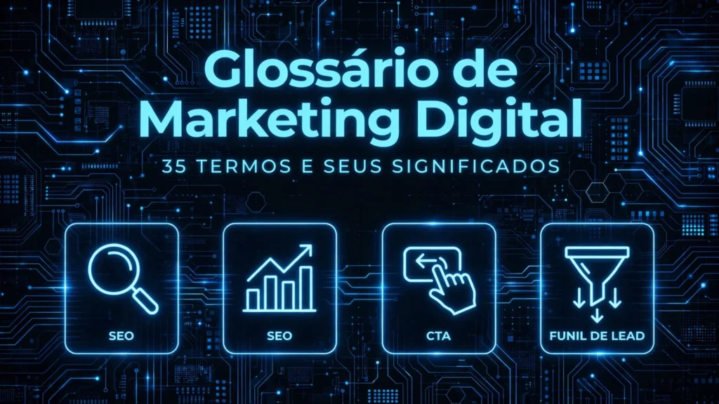 Glossário de marketing digital com 35 termos e seus significados - SEO, CTA, Funil de Lead para negócios locais em Porto Alegre